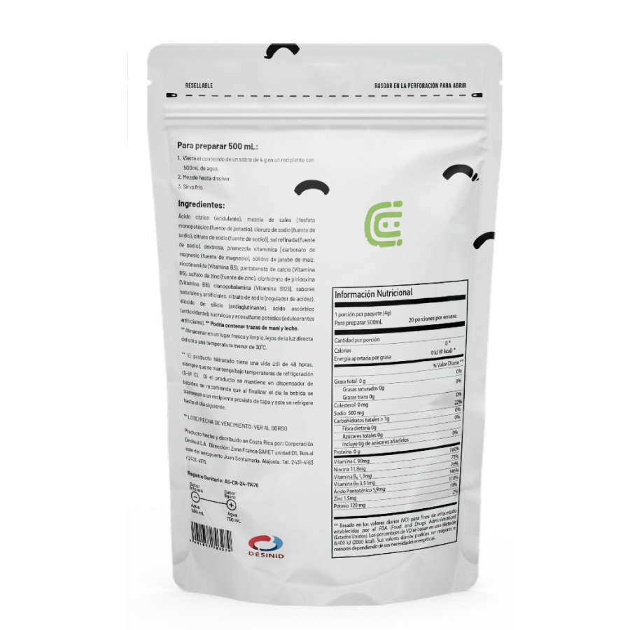 Glu Sabor Coco (20 sticks por bolsa)