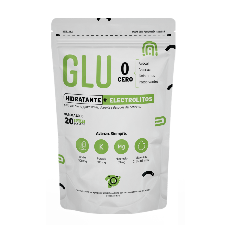 Glu Sabor Coco (20 sticks por bolsa)