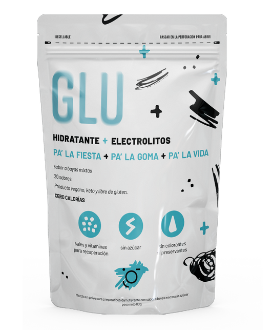 Glu Sabor Bayas Mixtas (20 sticks por bolsa)
