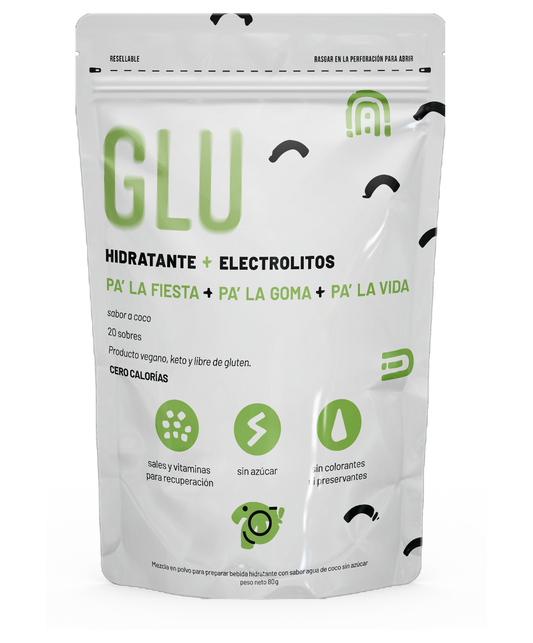 Glu Sabor Coco (20 sticks por bolsa)